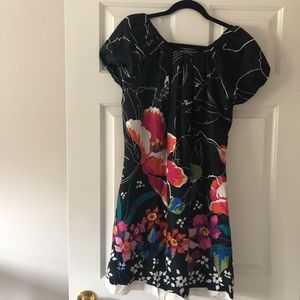 Sugar Lips black dress with floral design